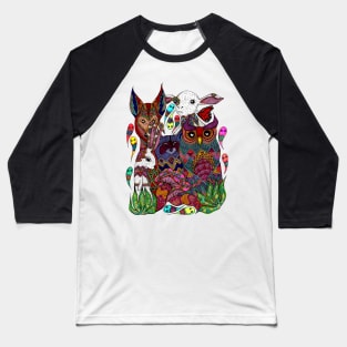 Woodland Creatures Baseball T-Shirt